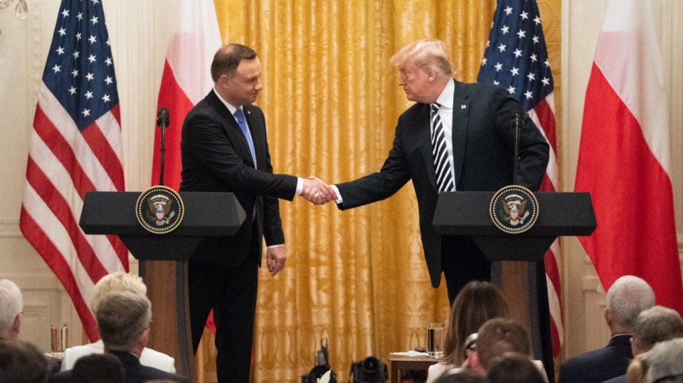 Andrzej Duda a Donald Trump